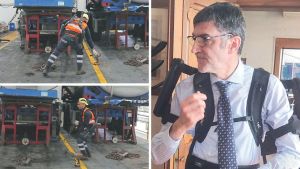 Portuali, meno fatica e più salute con gli esoscheletri high tech: così la tecnologia riduce lo sforzo dei lavoratori – Il debutto a Livorno