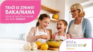 Nestlé nagrađuje tri Zdravo! Bake/Nane: Podijelite recepte i osvojite po 1.000 KM!