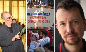 Silvio Rodríguez, Pablo Iglesias y el convoy: propaganda en medio de la crisis cubana