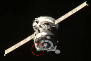 Космонавт Сергей Кудь-Сверчков успешно пристыковал корабль «Прогресс-МС 33» к станции в ручном режиме