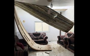 3 injured as fragments of Iranian missile fall in unrecognized Bedouin village