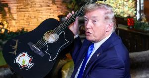 Trump Puts War on Back Burner to Visit Tacky Tourist Spot