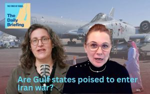 Daily Briefing Mar. 25 – Are Gulf states poised to enter Iran war?