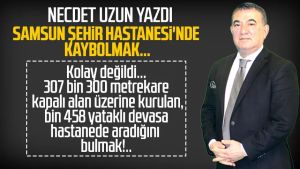 Necdet Uzun yazdı: Samsun Şehir Hastanesi'nde kaybolmak...