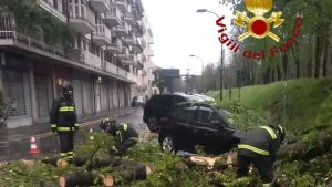 Notte di maltempo in provincia di Treviso: quindici interventi dei vigili del fuoco