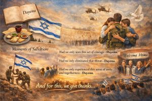 Tzav: The Thanksgiving Offering and Dayenu in a Time of War