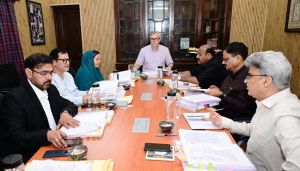 CM Omar Chairs Cabinet Meet , Reviews Development, Governance Priorities