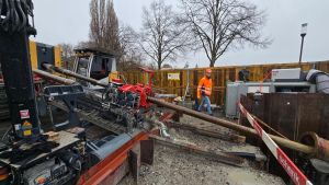 Riesenbohrer im Einsatz: So wird die Leitung unter dem Bodenseegrund verlegt