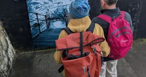 Full-sized reproductions of contemporary artwork goes on display in Norfolk town