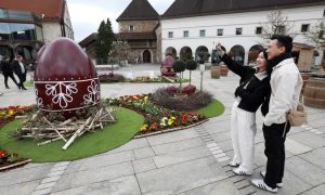 Velikonočni sejem prvič oživil ljubljanski grad