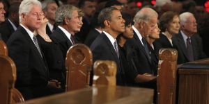 Profiles in Cowardice: Our 4 Ex-Presidents Still Won't Speak Out Against Trump!
