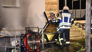 Kellerbrand in Neuhausen - Vier Verletzte