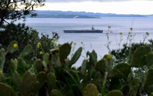 USS Gerald Ford docks in Croatia for ‘scheduled visit and maintenance’ after laundry fire