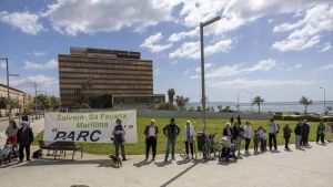 El barrio de ses Veles de Palma no quiere perder su zona verde