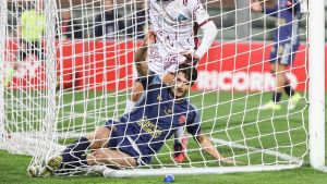 Perugia, la carica di Riccardi e Canotto: 