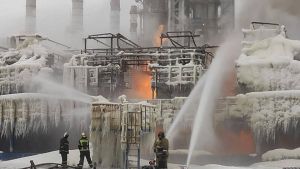 Weer brand in belangrijke Russische haven na aanval