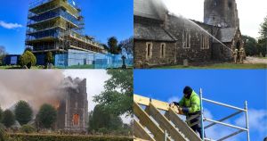 Police reveal devastating church fire was started deliberately as restoration begins