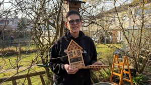 Das perfekte Zuhause: Hier haben‘s die Wildbienen von VS richtig gemütlich