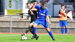 Adrian Scheu beschert der SG Stühlingen/Weizen mit seinem ersten Tor den Sieg im Neulingsduell