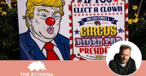 Drongos to the left of us, drongos to the right