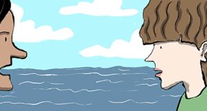 “El 14 de marzo, un compañero de promoción murió ahogado en la playa Punta Negra”.