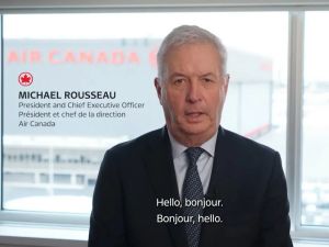 LILLEY: Air Canada cancels CEO Michael Rousseau over language politics