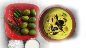 ചന്ദ്രക്കാരൻ മാമ്പഴം കൊണ്ട് ഒരു തനിനാടൻ പുളിശ്ശേരി