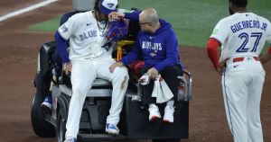Cody Ponce exits Blue Jays debut on a cart. Too many starting pitchers? Yeah, right