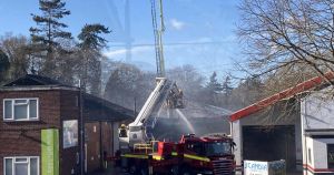 Mystery remains over fire that ravaged industrial building