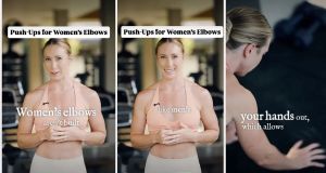 Trainer shows how a simple 45-degree hand shift makes push-ups easier and more effective for women