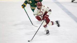 Oilers NCAA free agent targets: The offensive upside of 6-foot-6 defenceman Isaiah Norlin fits Edmonton’s needs