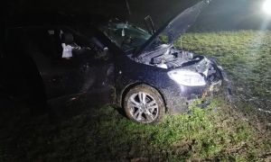 Pijan zletel s ceste, njegovemu bratu ni bilo več pomoči