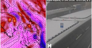 Oluja hara Hrvatskom, kaos u prometu: Pada snijeg, udari vjetra mogli bi ići i do 175 km/h. Evo kada stiže preokret
