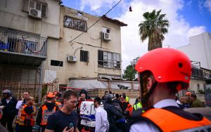 Girl critically hurt by Iranian cluster bomb as repeated salvos target center