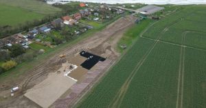 Photos reveal progress of new car park in erosion-hit Norfolk village