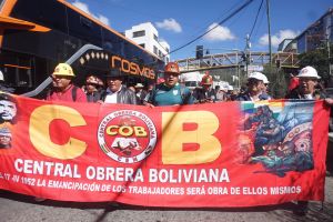 COB pide 20% de aumento salarial y da 10 días al Gobierno, con apoyo de mineros y críticas del magisterio