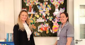 Children bring libraries to life with colourful Easter displays
