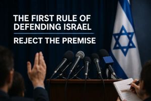 The First Rule of Defending Israel: Reject the Premise