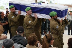 Fourth soldier killed in southern Lebanon clash on Monday laid to rest in Modiin
