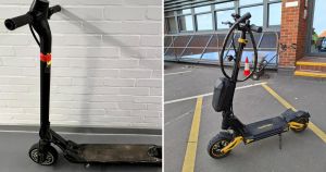 Officers seize e-scooter 'barely seconds' into patrol