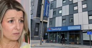 Woman’s horror as naked man performing sex acts tries to get into her hotel room