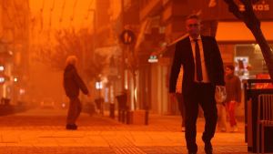 ‘Narandžasti’ Krit: Saharska prašina obavila mediteransko ostrvo