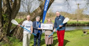 Three 'old men in boat' help raise more than £7k for farm mental health charity