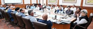 CS takes stock of LPG, Fuel and Fertilizer position across districts of J&K