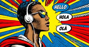 Tradução com IA no fone: a pessoa fala na língua dela, você ouve na sua