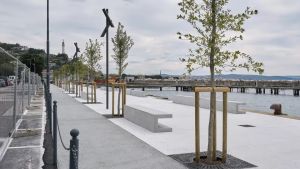 Il nuovo porticciolo di Barcola allunga la passeggiata sul mare
