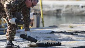 Granate della seconda guerra mondiale rinvenute sul fondale, terminate le operazioni di messa in sicurezza a Barcola