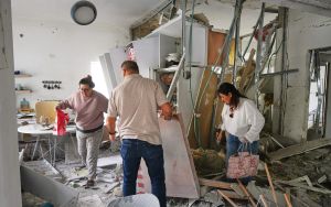 Iran fires multiple cluster munitions at Israel, wounding 1; Tehran claims to down US jet