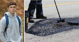 Frustrated teen fixes neglected potholes for just $60 at Home Depot