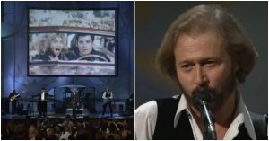 19 years after writing it, the Bee Gees finally performed ‘Grease’ for the first time ever